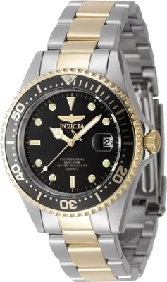 Obrázek produktu pro Invicta Pro Diver 8934OB Pánské Hodinky - Quartz Hnutí - Nerezová Ocel s Černým Ciferníkem - 38 mm