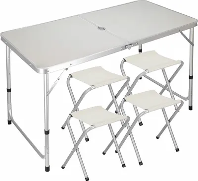 Obrázek produktu pro Verk 14469 Skládací kempingový set pro 4 osoby béžový