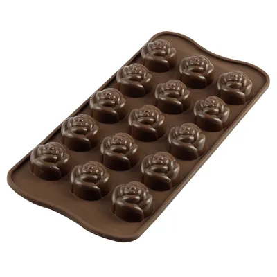Obrázek produktu pro Silikonová forma na čokoládu – růžičky