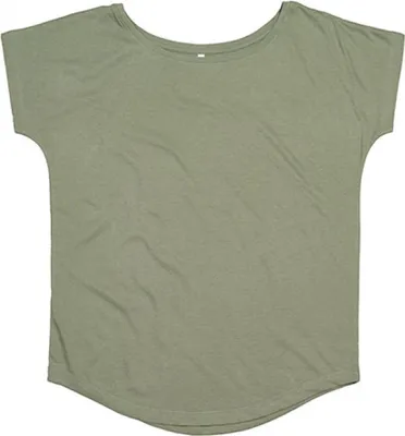 Produktbild von Mantis M91 | Damen Loose Fit T-shirt mit Flügelärmel - Farbe: Soft Olive - Größe: M