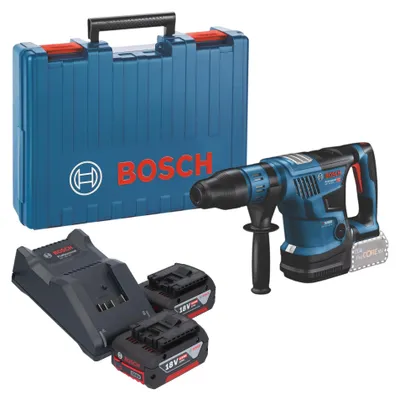 Productafbeelding van Bosch GBH 18V-36 C Professional accu-boorhamer 18 V 7 J SDS max Brushless + 2x accu 4,0 Ah + oplader + koffer