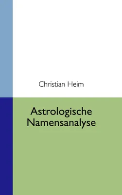 Produktbild von Astrologische Namensanalyse