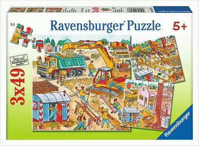 Produktbild von Beim Hausbau, 3 x 49 Teile