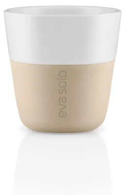 Espressobecher 80 ml, 2er Set, beige, spülmaschinenfest