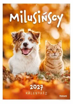 Produktbild von Wandkalender 2027 im A4-Format, "Milusińscy" – mit Notizen