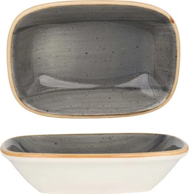 Imagen del producto de Bonna - Plato para servir - Aura Space - Porcelana - 14x10 cm