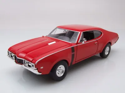 Produktbild von Welly 24024R Oldsmobile 442 1969 rot 1:24