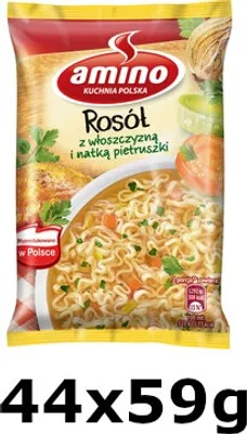 Obrázok produktu pre Amino Rosol instantná rezancová polievka s kuracou príchuťou 59 g