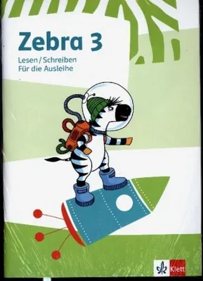 Obrázok produktu pre Zebra 3. Paket: Heft Lesen/Schreiben ausleihfähig und Heft Sprache ausleihfähig Klasse 3