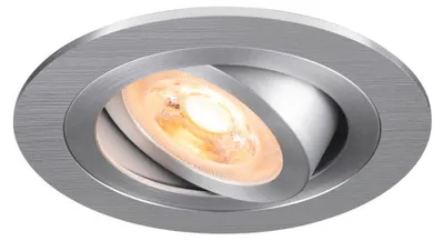 Image de SLV 1007376 NEW TRIA 75, Plafonnier encastré rond GU10, aluminium