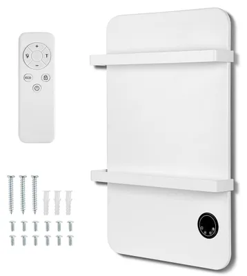 Produktbild von Peviasot WIFI-Zusatzheizung 600 W Infrarot-Heizpaneel – Elektrische Wandheizung für Handtücher und zum