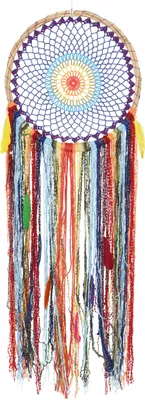 Produktbild von Traumfänger - 38 cm Regenbogen, Mehrfarbig, Traumfänger, Mobiles