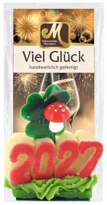 Zdjęcie produktu dla Odenwälder Edelmarzipan "Glückszahl" 2027, 30g