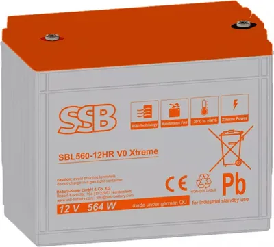 Image de SSB Battery SBL560-12HR V0 Xtreme 12V 140Ah Batterie plomb-acide