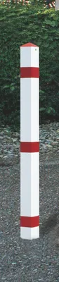 Produktbild von Urbanus Sperrpfosten Stahl rot-weiß - AS 124 RW