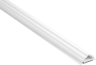 Produktbild von HEXIM Fenstersprossen weiß - Glassprossen aus PVC Kunststoff selbstklebende, Dichtungslippe in grau und schwarz - HJ GL2313(2000x23x13mm, graue Lippe)