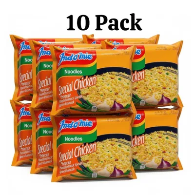 Produktbild von 10er-Pack Indomie Instantnudeln Huhn Spezial 75g