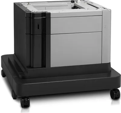 Zdjęcie produktu dla HP Podajnik papieru LaserJet na 1x500 arkuszy z szafką, Czarny, Szary, 22 kg, 665 x 716 x 545 mm