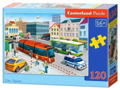 Immagine prodotto di Puzzle 120 pezzi City Square Castorland 13555
