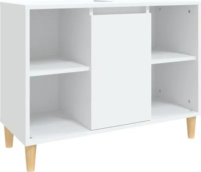Zdjęcie produktu dla vidaXL Szafka podumywalkowa biała 80x33x60 cm materiał drewnopochodny