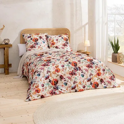 Produktbild von Estella Mako Interlock Jersey Bettwäsche Sanna multicolor 135x200 cm + 80x80 cm