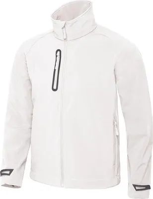 Produktbild von Herren-Softshelljacke - B&C X-LITE SOFTSHELL/M - white - Größe S