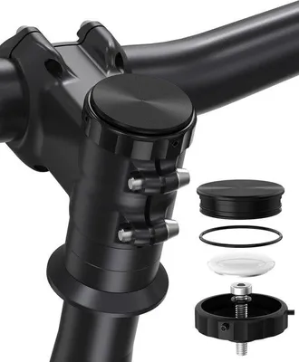 Obrázek produktu pro SUPMEGA Držák AirTag pro kolo - Skrytá montáž na řídítka, ochrana proti krádeži, GPS sledovací příslušenství, vodotěsný držák AirTag pro kola