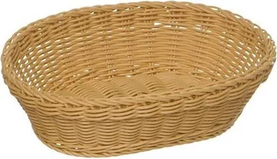 Zdjęcie produktu dla APS Profi Line Kosz owalny, beżowy, wysokość: 75 mm, długość: 260 mm, szerokość: 180 mm
