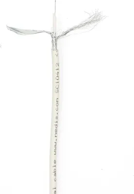 Produktbild von Nedis Antennenkabel auf Rolle - MINI KOAX - Doppelt geschirmt - ECA - 20.0 m - Koax - PVC - Weiss - Eingewickelt