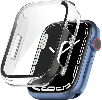 Zdjęcie produktu dla Folia ochronna z wbudowanym szkłem do Apple Watch 41 mm