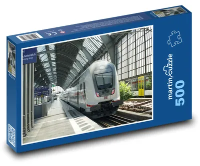 Zdjęcie produktu dla martinpuzzle - Puzzle 500 - Dworzec kolejowy - pociąg