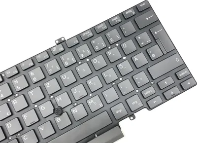 Image de FRANÇAIS - Clavier noir avec éclairage compatible avec Dell Latitude 14 5410-TFX2D