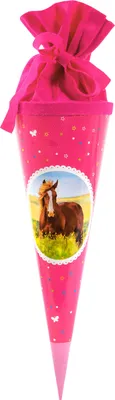 Produktbild von goldbuch 93 291 goldbuch Schultüte Pferd rund 35 cm