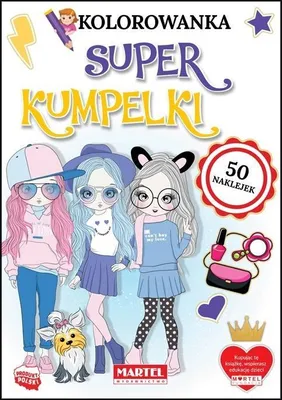 Produktbild von Kolorowanka z naklejkami. Super Kumpelki