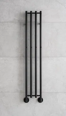 Produktbild von Elektrischer Wäschetrockner PMH Mona MO1 331 x 1533 mm, links, schwarz, seidenmatt, MO1B-L