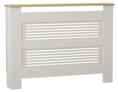 Image de Radiateur sur pied en bois « Termora » 112 x 19 x 82 cm - Chêne saphir
