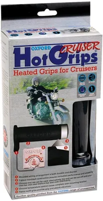 Produktbild von OXFORD OF697 Heizgriffe Motorrad Lenker Griffheizung schwarz chrom