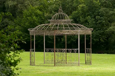 Produktbild von Luxus Pavillon Romantik rund 350 cm bronze