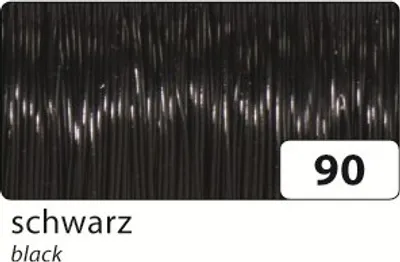 Obrázok produktu pre Medený drôt Folia, 0,3 mm x 80 m, čierny