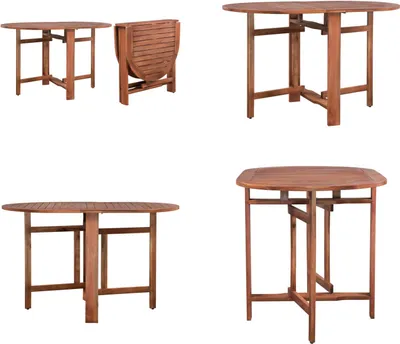 Immagine prodotto di vidaXL Tavolo da giardino pieghevole 120 x 70 x 74 cm in legno massiccio di acacia - Tavolo da pranzo - Tavoli da pranzo - Tavolo da giardino per esterno - Tavoli da giardino per esterno