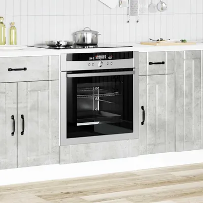 Produktbild von "Winterschlussverkauf "Sideboard Küche Moderne - CLORIS - Buffetschrank - Herdumbauschrank Lucca Betongrau Holzwerkstoff - DEMöbel9239998