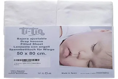 Zdjęcie produktu dla Poduszka do łóżeczka dla niemowląt, 100% bawełna, 50 x 80 cm, oddychająca, idealna do kołyski lub łóżeczka