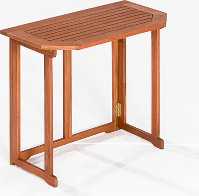 Produktbild von Merxx Gartentisch klappbar Eukalyptus natur 90 cm x 50 cm x 74 cm