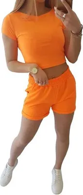 Produktbild von Neonoranges Baumwollset mit Shorts