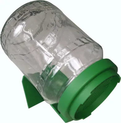 Produktbild von Biosnacky Keimglas für Sprossen, 1 Stück, spülmaschinenfest, 145 mm hoch, 90 mm Ø