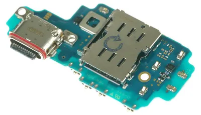 Produktbild von Samsung Galaxy S23 Ultra 5G (SM-S918B) Lade Anschluss Buchse Eingang Mikrofon Platine Sim