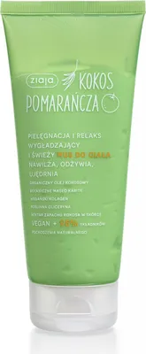 Zdjęcie produktu dla Ziaja Kokos Pomarańcza Mus do ciała wygładzający i świeży, 200 ml