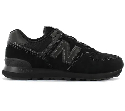 Zdjęcie produktu dla New Balance 574v2, Męski, Dorosły, Modne trampki, Czarny, Monochromatyczny, Sznurowane zamknięcie