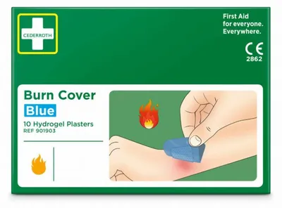 Produktbild von "Cederroth" Burn Cover, Hydrogelpflaster 74 mm x 45 mm