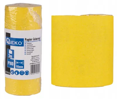 Immagine prodotto di GEKO Nastro abrasivo 115 mm, rotolo 3 m, P100 G78444